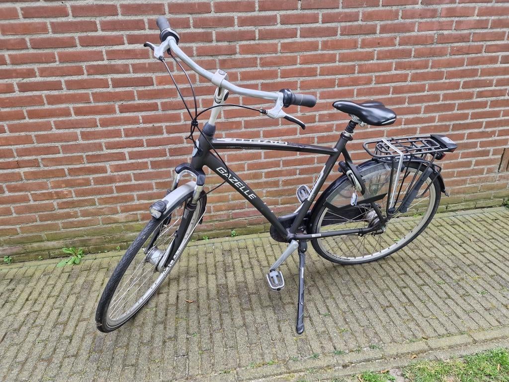 Gazelle Dijon herenfiets (met mankementen), Ophalen, Gebruikt, Versnellingen, 57 tot 61 cm