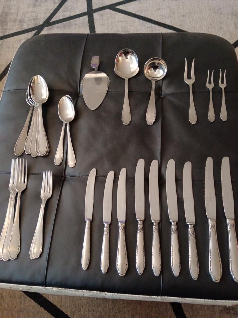 Gero Zilmeta 517 bestekaanvullingen, Huis en Inrichting, Keuken | Bestek, Ophalen of Verzenden, Gebruikt, Rvs of Chroom