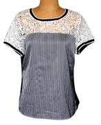 Nieuw Tramontana kant topje, blauw/zwart/wit, Mt. L, Kleding | Dames, Tops, Overige kleuren, Verzenden, Tramontana, Maat 42/44 (L)