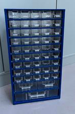 Metalen ladenkast voor kleine onderdelen/schroevenorganizer, Ophalen, Gebruikt