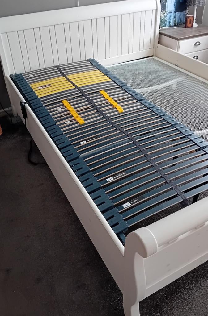 Lattenbodem elektrisch verstelbaar 80x200, Ophalen, Verstelbaar, Eenpersoons, 80 cm