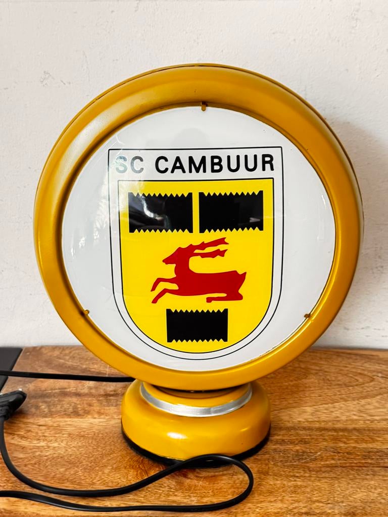 Prachtige nieuwe SC Cambuur lamp, Ophalen of Verzenden, Nieuw, Lichtbak of (neon) lamp