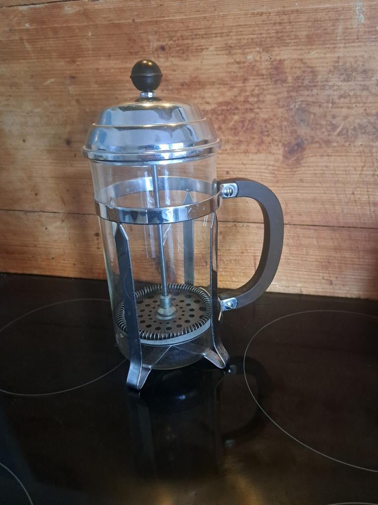 Vintage Melior Chambord Pyrex French Press - 8 kopjes, Witgoed en Apparatuur, Gebruikt, Overige modellen, Gemalen koffie, Ophalen of Verzenden