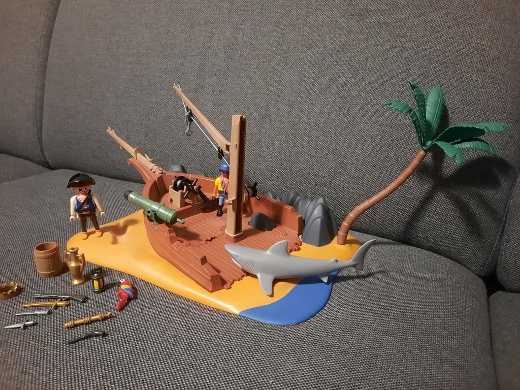 Playmobil superset pirateneiland nr.4136., Ophalen of Verzenden, Zo goed als nieuw