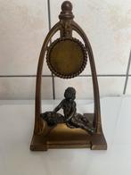 Antieke bronzen horlogestander, Verzenden, Staal, Overige merken