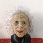 Grijze Oma Gezicht Masker Latex, Verzenden, Nieuw, Feestartikel, Overige