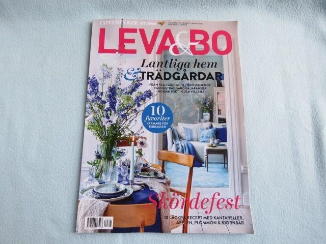 Zweeds woontijdschrift Leva & Bo nr. 31-2022 tuinspecial, Ophalen of Verzenden, Zo goed als nieuw, Overige typen