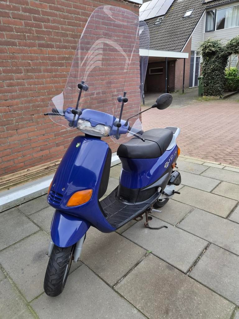 Puch Zip Type 3 Blauw Kenteken, Fietsen en Brommers, Scooters | Piaggio, Ophalen of Verzenden, Zip