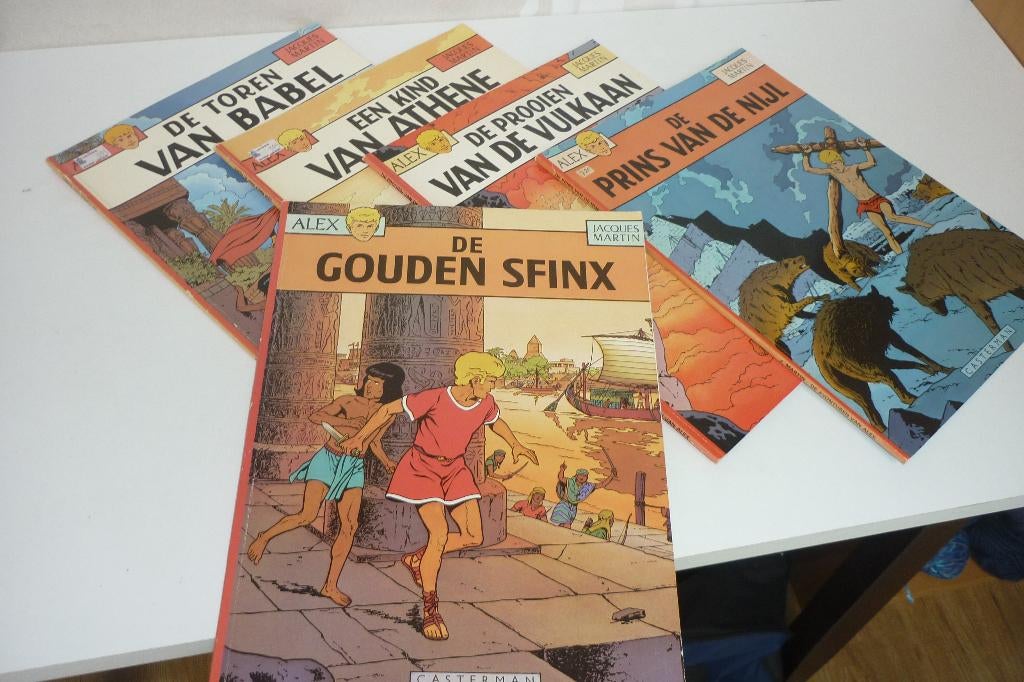 Casterman: Jaques Martin: nog 3x Alex, Boeken, Stripboeken, Gelezen, Meerdere stripboeken, Verzenden