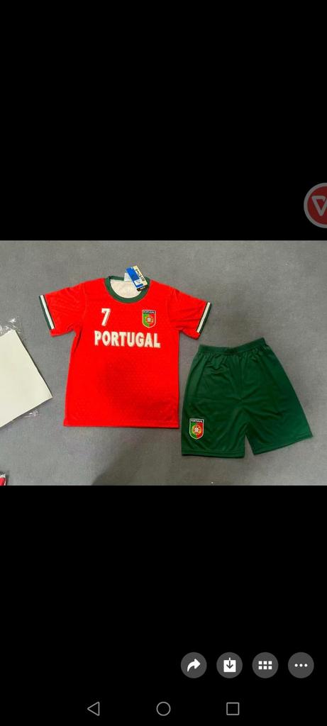 Voetbal tenue kinderen, Maat XS of kleiner, Ophalen of Verzenden, Nieuw, Set