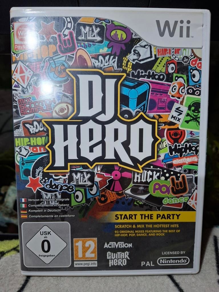 DJ Hero Wii - Start the Party! Muziekspel, Muziek, Gebruikt, 1 speler, Ophalen of Verzenden