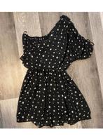 Zara Jurk Zwart met Witte Sterren - Maat S, Kleding | Dames, Jurken, Ophalen of Verzenden, Zo goed als nieuw, Maat 36 (S), Zwart