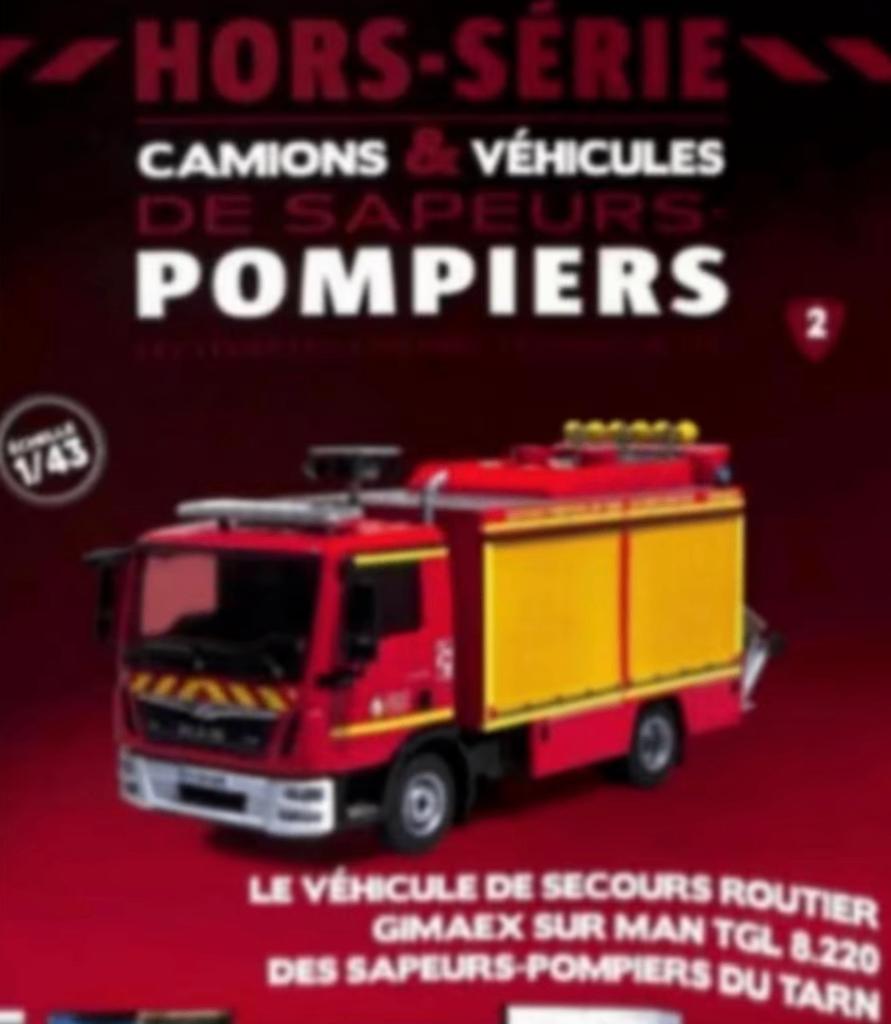 MAN TGL 8.220 Vehicule secours routiers Gimaex 1/43 HS # 2, Verzenden, Nieuw, Bus of Vrachtwagen, Overige merken