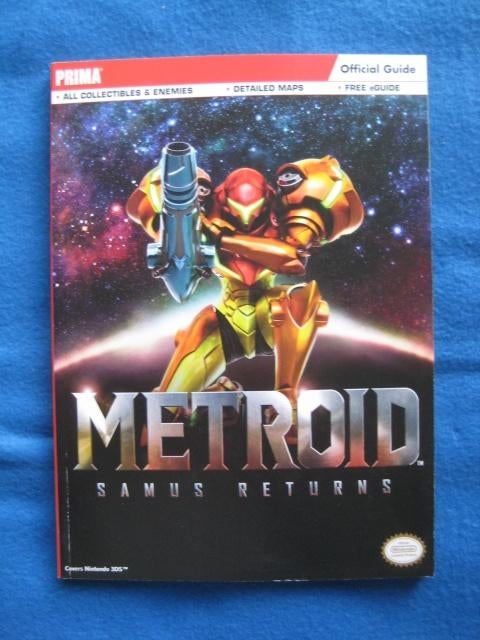 Metroid Samus returns strategy guide boek, Avontuur en Actie, 1 speler, Ophalen of Verzenden, Zo goed als nieuw