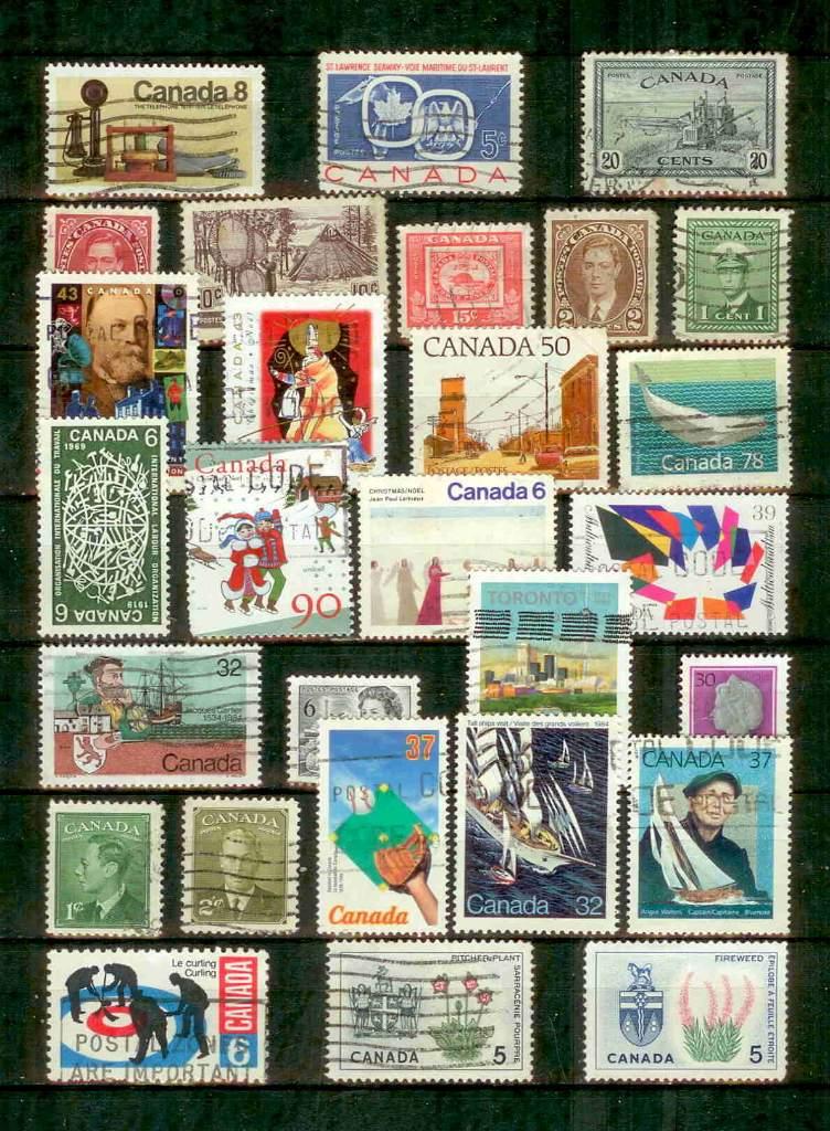 Canada # 161, Ophalen, Gestempeld, Noord-Amerika