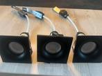 Nieuwe led inbouw spotjes mat zwart, Huis en Inrichting, Ophalen, Zo goed als nieuw, Metaal of Aluminium, Led