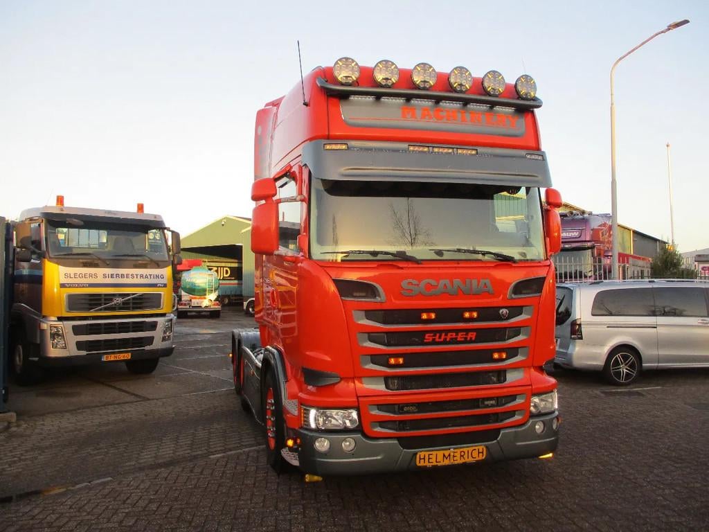 Scania R500 V8 R 500 V8 EURO 5 RETADER 6X2 KIEPERHYDROLIEK K, Euro 5, Leder, Bedrijf, 2 stoelen
