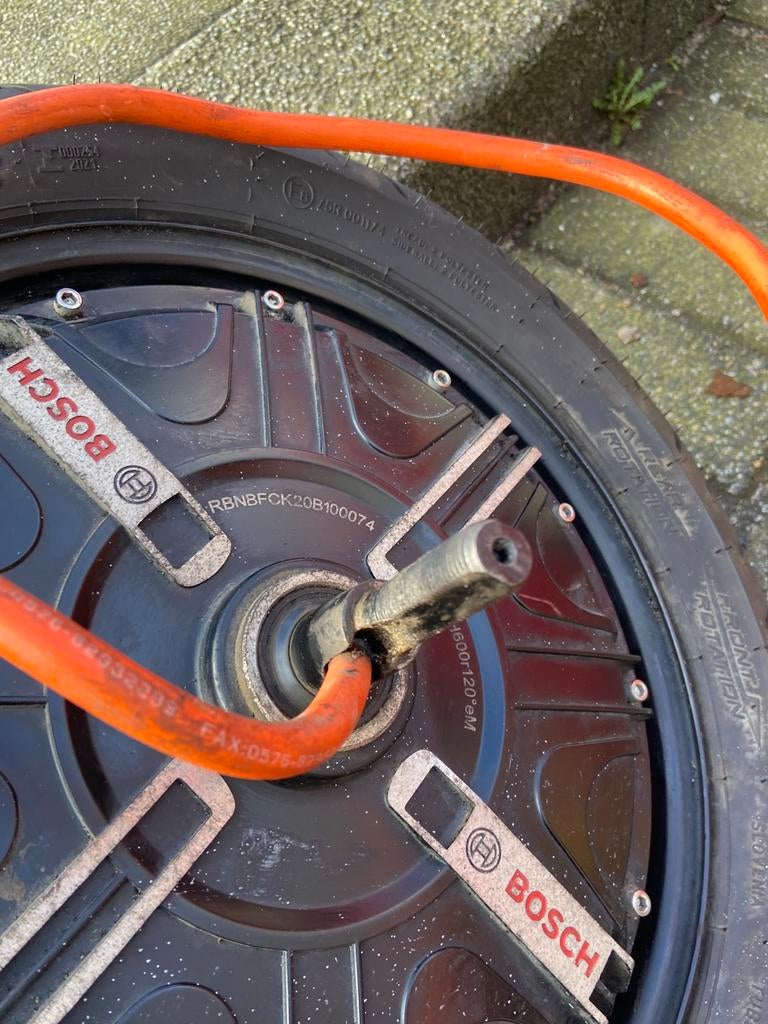 IVA E GO S5 compleet Achterwiel met band en schijf, Ophalen, Gebruikt, Overige typen, Overige merken