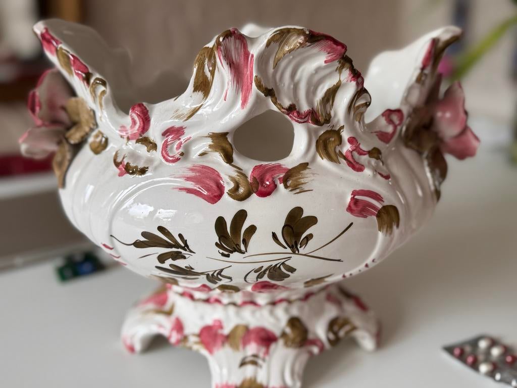 Antieke N.V. Kon. Plateelbakkerij Zuid-Holland Bloemvaas, Antiek en Kunst, Antiek | Keramiek en Aardewerk, Ophalen of Verzenden