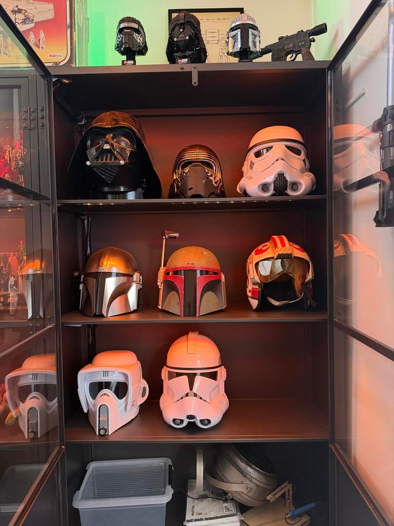 Star Wars Black Series Helmen - Complete Set van 8, Verzamelen, Star Wars, Zo goed als nieuw, Replica, Ophalen