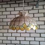 Vintage hanglamp 45cm schelpen lamp., Ophalen, Minder dan 50 cm
