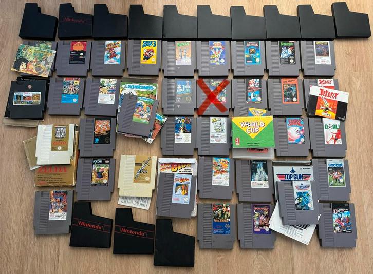 35 Nintendo NES spellen, Zelda 1 & 2 (Gold) + klassiekers, Spelcomputers en Games, Games | Nintendo NES, Gebruikt, Overige genres