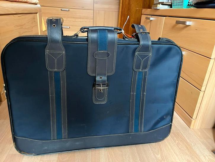 Blauwe reistas, Sieraden, Tassen en Uiterlijk, Tassen | Reistassen en Weekendtassen, Gebruikt, Blauw, 40 tot 60 cm, 30 cm of meer