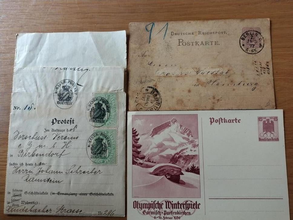 3 heel oude Duitse poststukken, Ophalen of Verzenden, Duitse Keizerrijk