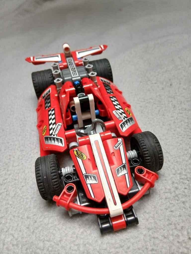 LEGO Technic Racewagen - 42011 met pullback motor, Lego, Ophalen of Verzenden, Zo goed als nieuw, Complete set