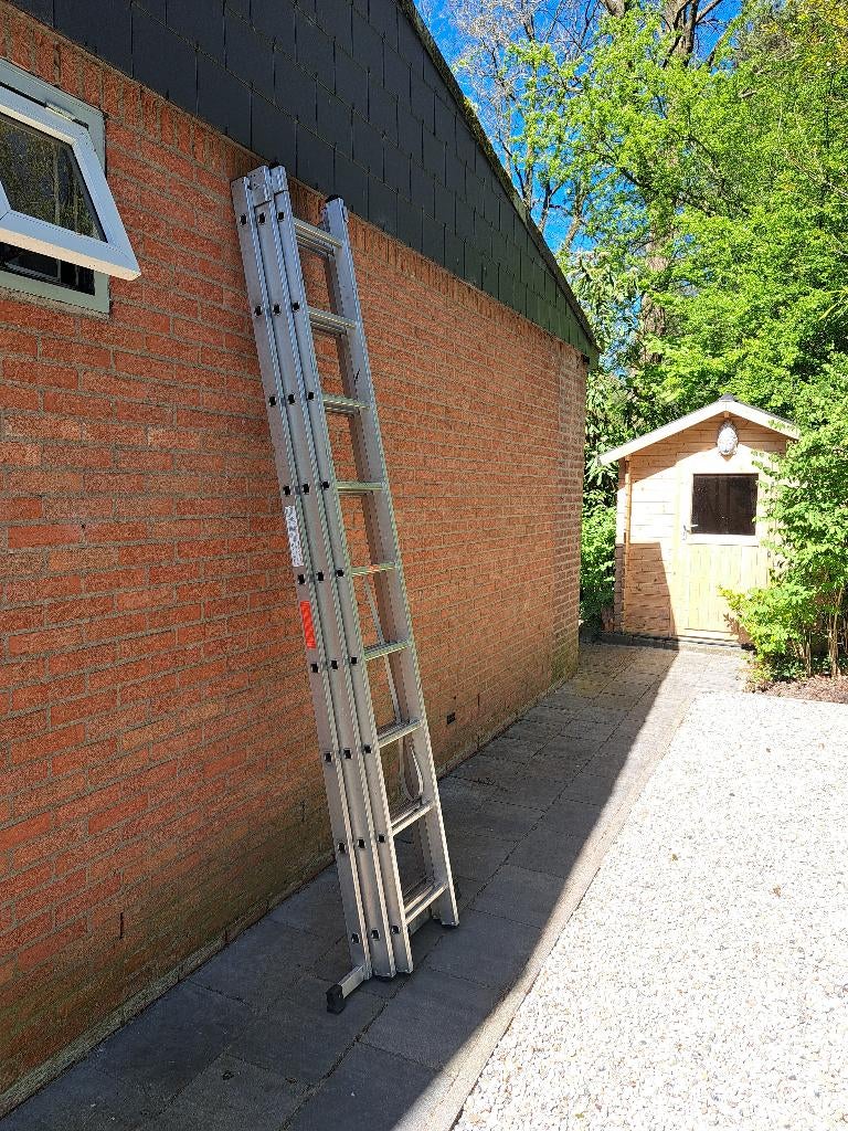 3 traps ladder, Ophalen, Zo goed als nieuw, 4 meter of meer