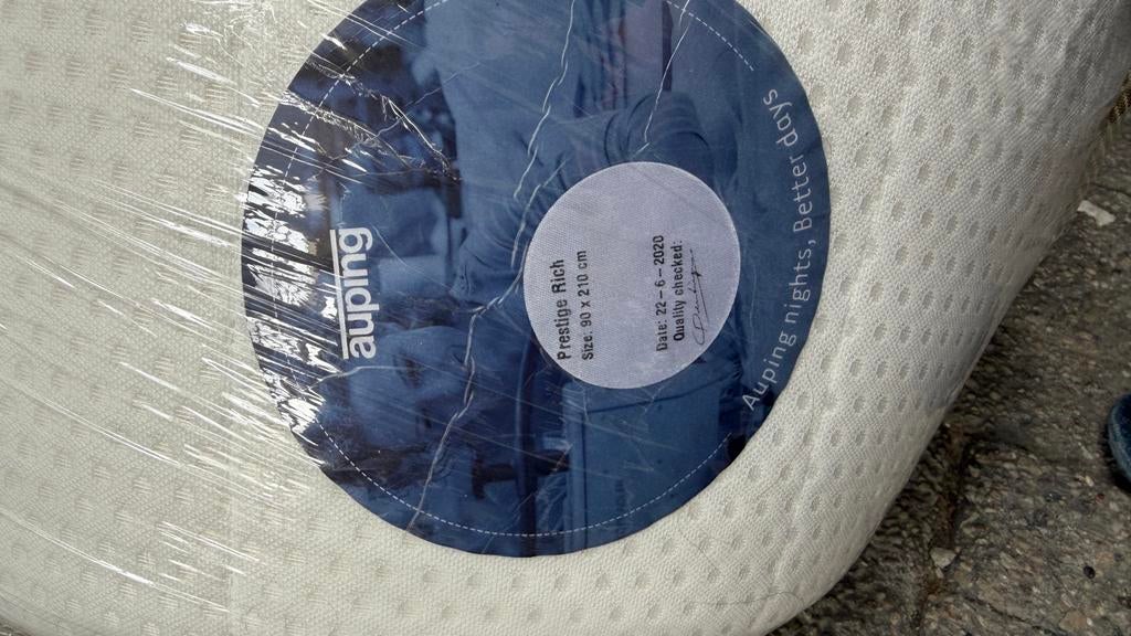 2x Auping Topper Prestige Rich 90x210, Huis en Inrichting, Slaapkamer | Matrassen en Bedbodems, Ophalen, 90 cm, Eenpersoons, 210 cm