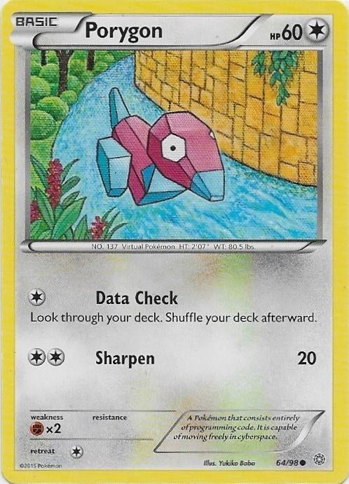 Ancient Origins,  Porygon [common] 64/98, Verzenden, Nieuw, Losse kaart