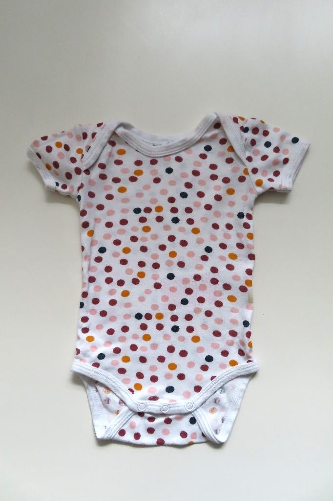 Rompertje Wit met Stippen Name It mt 56 (4422), Kinderen en Baby's, Babykleding | Maat 56, Nacht- of Onderkleding, Meisje, Ophalen of Verzenden