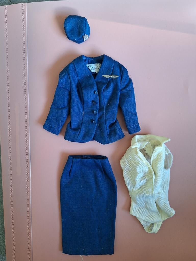 Barbie vintage (1963) kleertjes, Ophalen of Verzenden, Gebruikt, Kleertjes