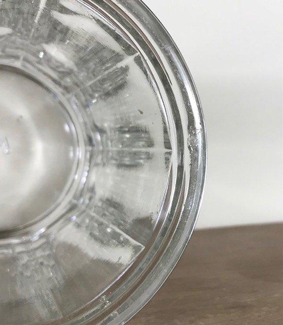 Antieke Franse confiture pot jampot kristalglas, Ophalen of Verzenden