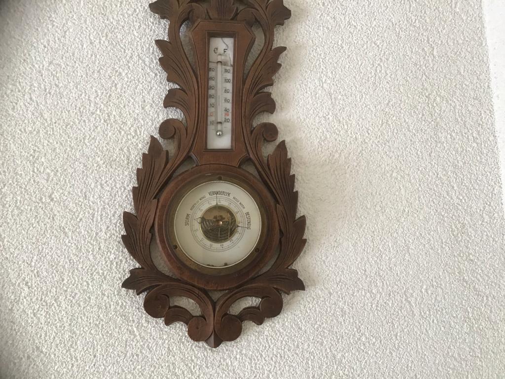 Antieke barometer, Audio, Tv en Foto, Weerstations en Barometers, Ophalen of Verzenden, Zo goed als nieuw