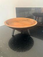 Decoratieve Zwart Mango Houten schaal op 3 poten, Huis en Inrichting, Woonaccessoires | Schalen en Manden, Ophalen of Verzenden