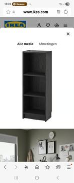 Billy Boekenkast - Zwartbruin, Ophalen, Minder dan 50 cm, Gebruikt, 100 tot 150 cm