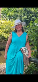 Yoek jurk., Kleding | Dames, Grote Maten, Yoek, Blauw, Jurk, Nieuw