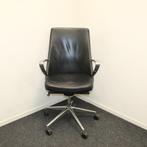 Twinform - Bureaustoel - Zwart leer, Gebruikt, -, Zwart, -