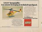 Retro reclame 1978 Lego Technic helicopter speelgoed, Verzenden, Overige typen