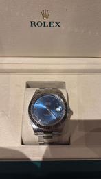 ROLEX DATEJUST 41MM, Sieraden, Tassen en Uiterlijk, Horloges | Heren, Ophalen, Staal, Gebruikt, Polshorloge
