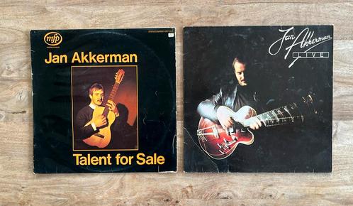 LP's 2x Jan Akkerman, Cd's en Dvd's, Vinyl | Rock, Gebruikt, Poprock, 12 inch, Ophalen of Verzenden