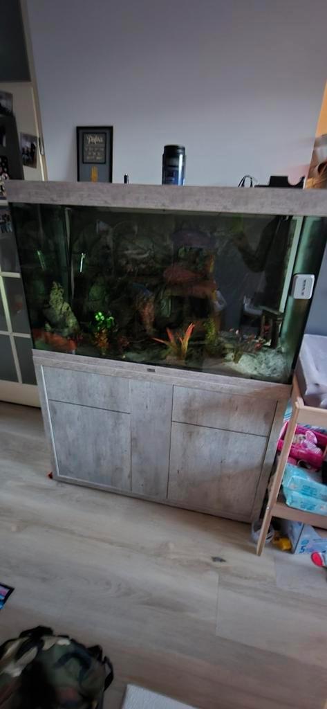 Aqualantis aquarium led + controler, Dieren en Toebehoren, Vissen | Aquaria en Toebehoren, Zo goed als nieuw, Leeg aquarium, Ophalen