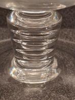 Leerdam A.D. Copier Arganuul bokaal met ets ca. 18.5 cm, Antiek en Kunst, Antiek | Glas en Kristal, Ophalen of Verzenden