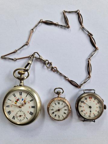 Zakhorloge lot van 3 beschikbaar voor biedingen