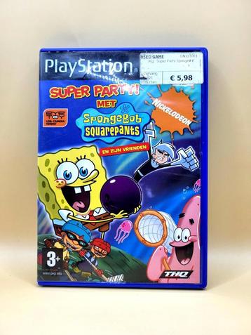 Super Party met SpongeBob Squarepants PS2 beschikbaar voor biedingen