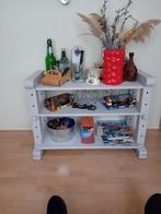 Massieve eiken houten  stelling  ., Ophalen, Zo goed als nieuw