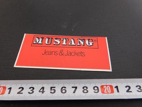 sticker MUSTANG Jeans & Jackets, Verzamelen, Stickers, Zo goed als nieuw, Bedrijf of Vereniging, Ophalen