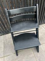 Stokke tripp trapp kinderstoel zwart, Ophalen, Zo goed als nieuw, Meegroeistoel
